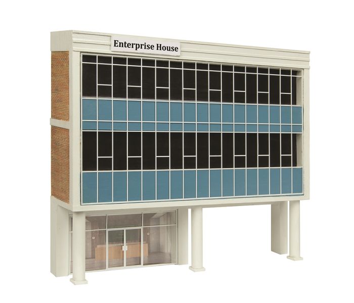 Scenecraft Low Relief Raised Office Blue (Pre-Built)