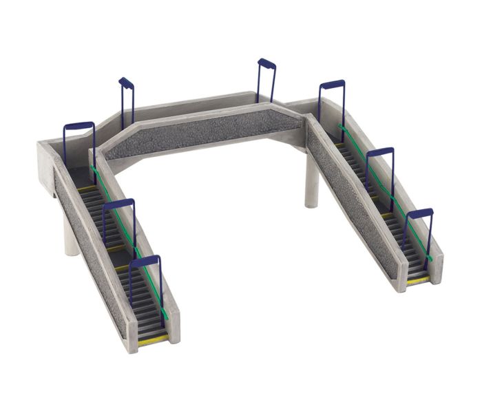 Scenecraft Concrete Footbridge Blue (Pre-Built)