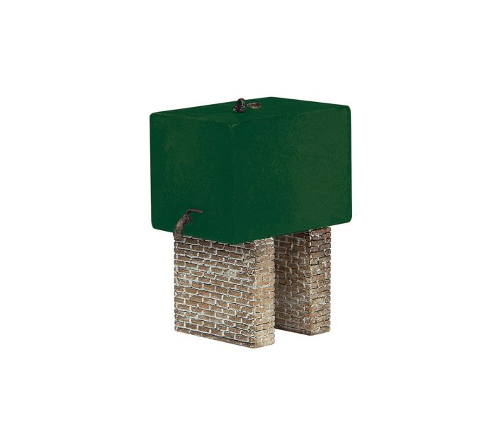 Scenecraft Unbunded Oil Tank Green (Pre-Built)