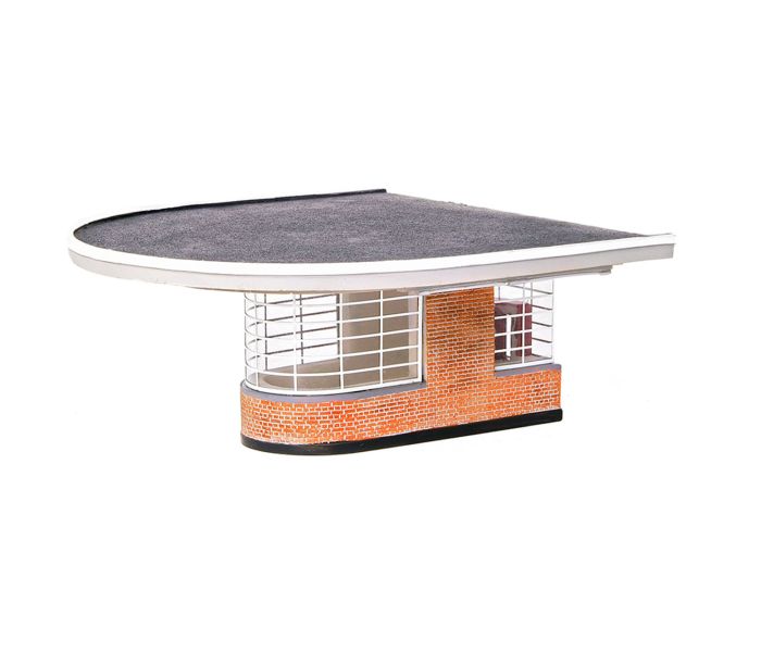 Scenecraft Art Deco Platform End Building (Pre Built)