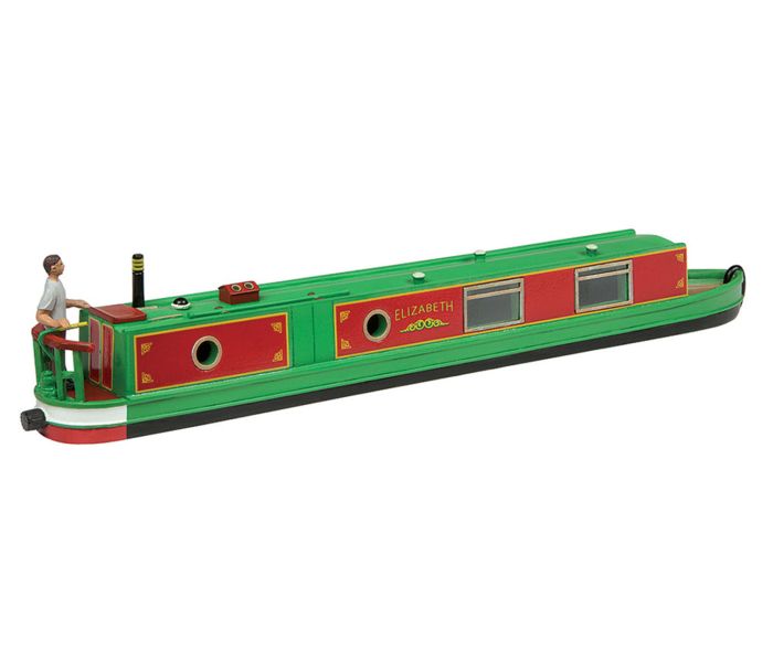 Scenecraft Narrow Boat Red (Pre-Built)