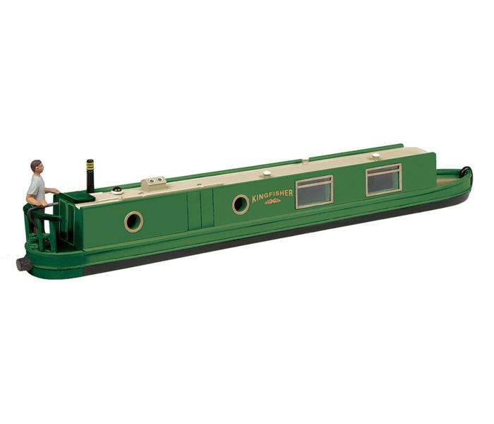 Scenecraft Narrow Boat Apple Green (Pre-Built)