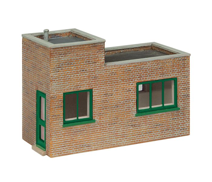 Scenecraft Rail Yard Crew Room Green (Pre-Built)