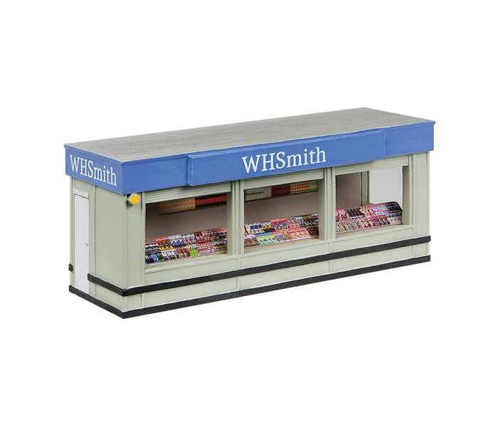 Scenecraft Newsagent Platform Kiosk Blue (Pre-Built)