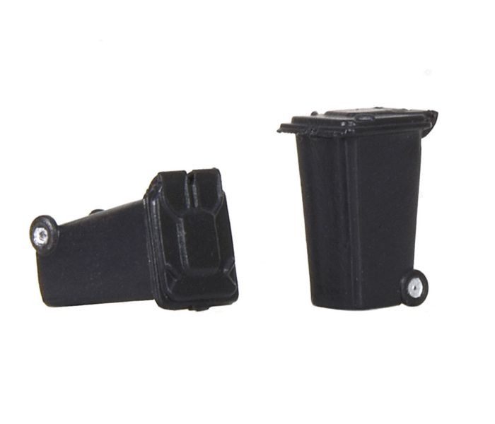 Scenecraft Domestic Wheelie Bins 10pcs (Pre-Built)
