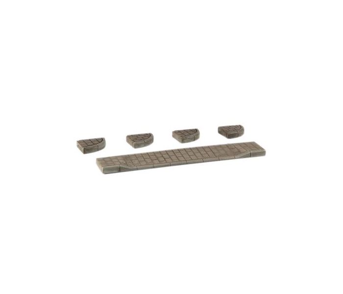 Scenecraft Corner Pavements and Drop Kerbs (Pre-Built)