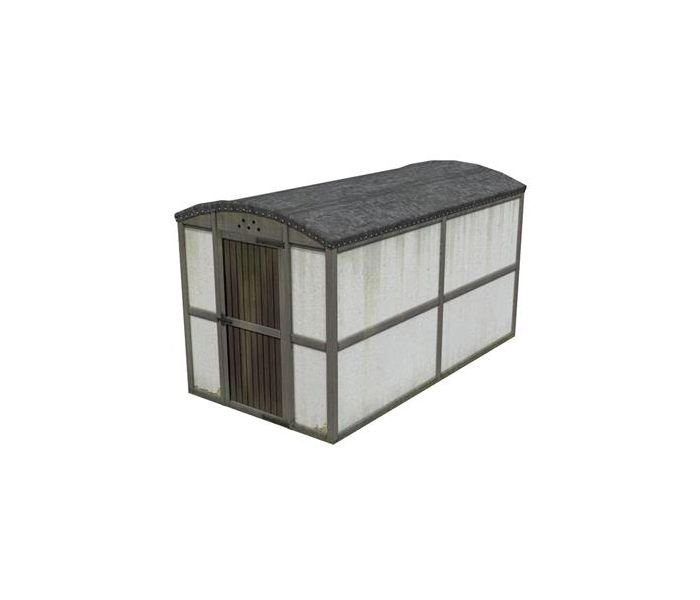 Scenecraft Fibre Board Hut (Pre-Built)