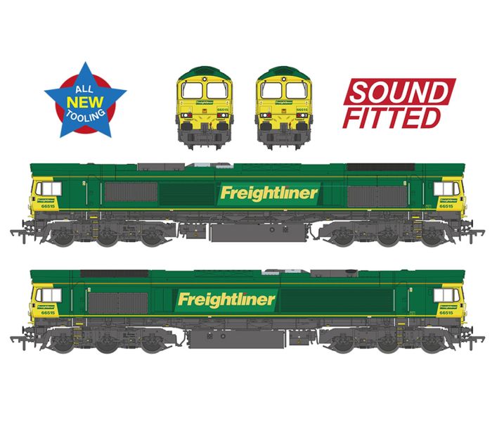 Class 66 515 Freightliner Green (DCC-Sound)
