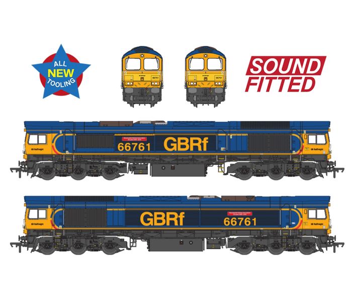 Class 66 761 Wensleydale Rail Assc.' GBRf Euro (DCC-Sound)