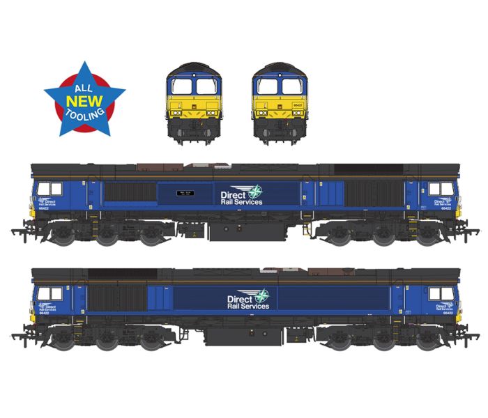 Class 66 422 'Max Joule 1958-1999' DRS Compass Small Logo