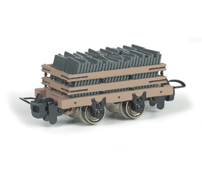 Thomas and Friends Slate Wagon w/Load Tan