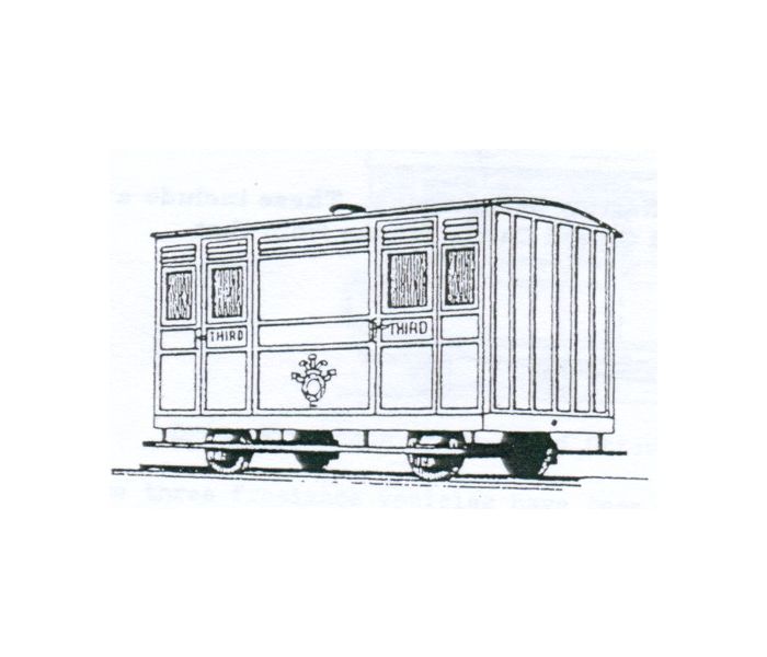 Festiniog Railway 4 Wheel Ashbury 3rd Class Coach Kit