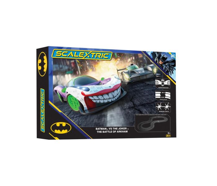 Scalextric Batman v The Joker The Battle of Arkham Race Set