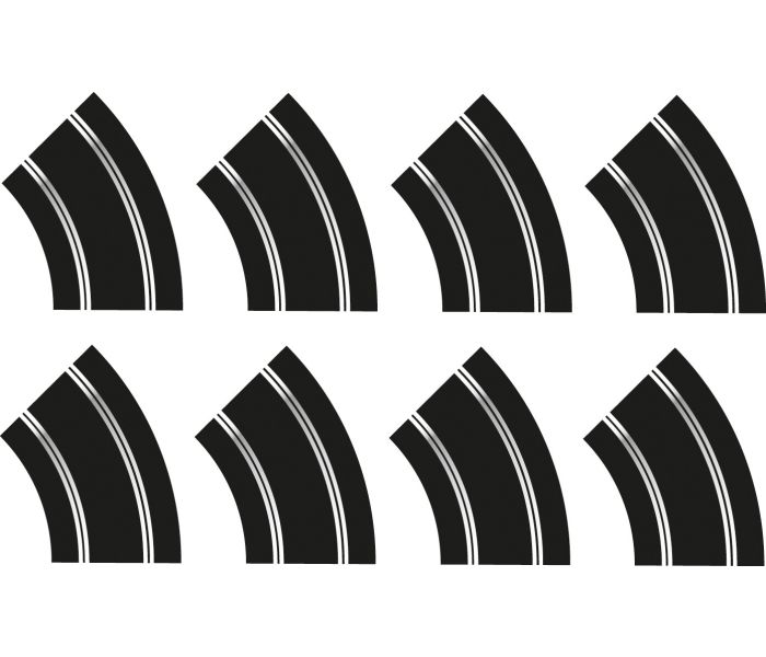Scalextric R2 Curve (8) Track Extension Pack