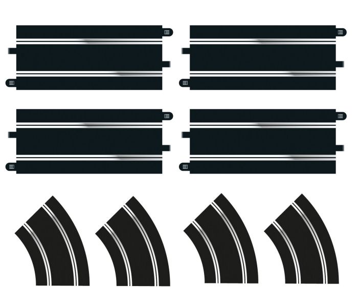 Scalextric Standard Straight/R2 Curve Track Extension Pack