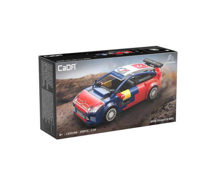 Citroen C4 WRC Rally Car 296pc Brick Construction Set