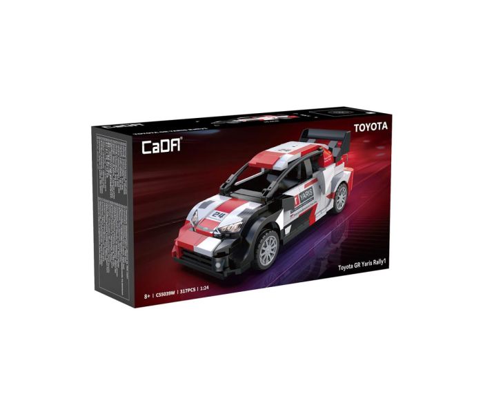 Toyota Yaris Rally 1 Car 317pc Brick Construction Set