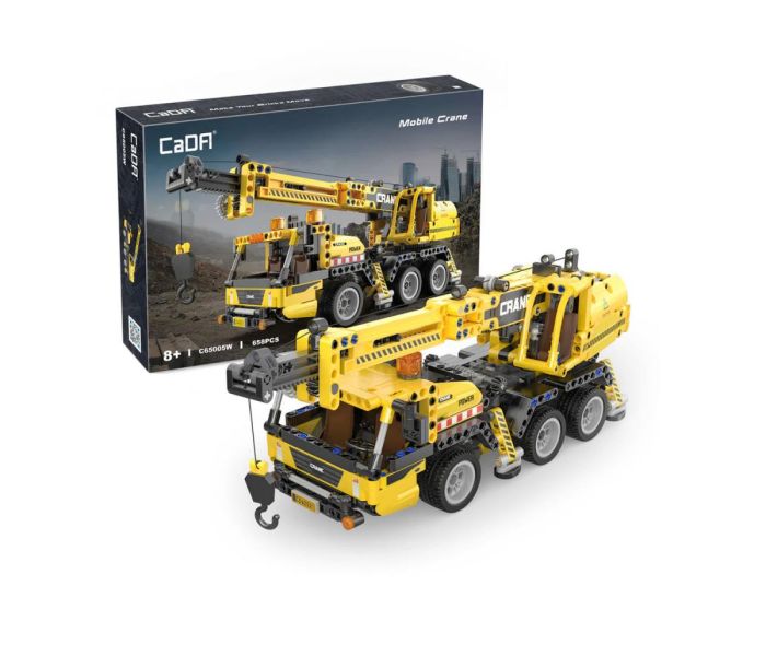 Mobile Construction Crane 658pc Brick Construction Set