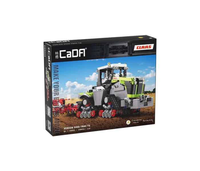 Claas Zerion 5000 Tractor 1336pc Brick Construction Set