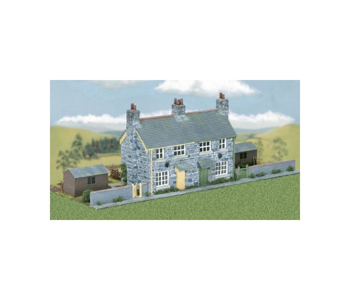 Stone Semi-Detached Cottages (2) Craftsman Kit