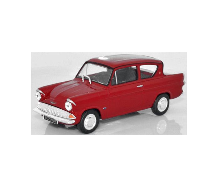 Ford Anglia 105E Saloon Monaco Red