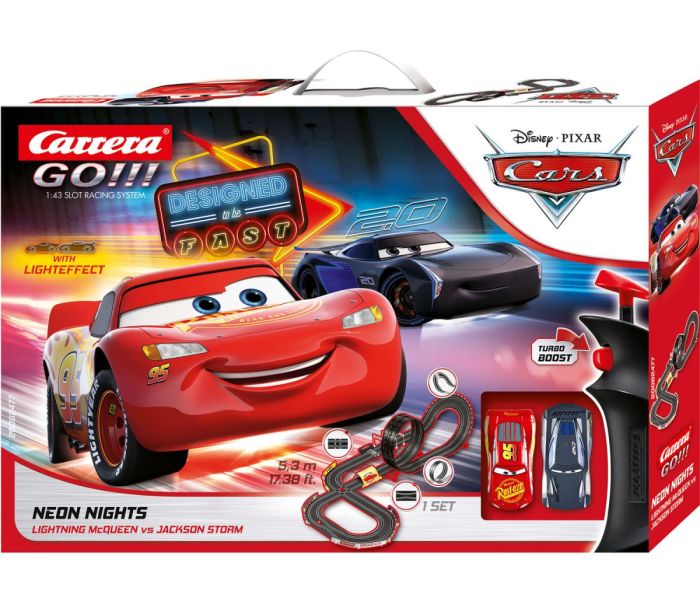 Disney Pixar Cars Neon Nights 5.3m Race Set