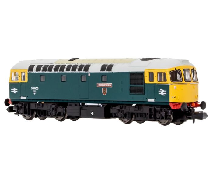 Class 33 056 'The Burma Star' BR Blue FYE (DCC-Fitted)