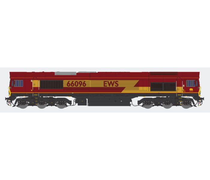 Class 66 096 EWS Red/Gold