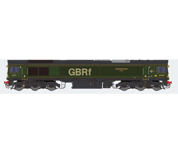 Class 66 779 'Evening Star' GBRf Green (DCC-Fitted)