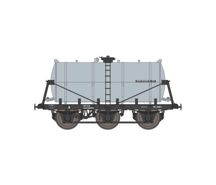 6 Wheel Milk Tank United Creameries Silver W2002