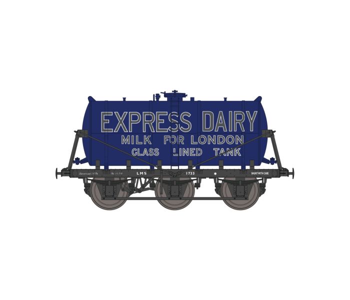 6 Wheel Milk Tank Express Dairies Milk for London 1733