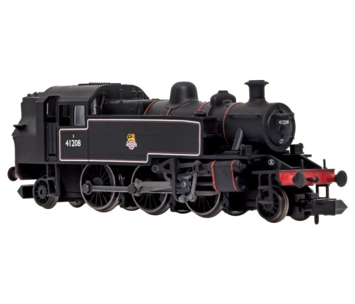 Ivatt 2-6-2T 41208 BR Early Lined Black (DCC-Fitted)