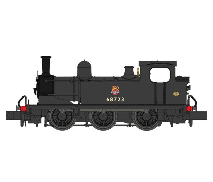 J72 Class 68723 BR Station Pilot Early Black (DCC-Fitted)