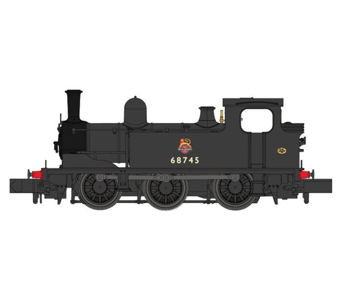 J72 Class 68745 BR Early Black (DCC-Fitted)