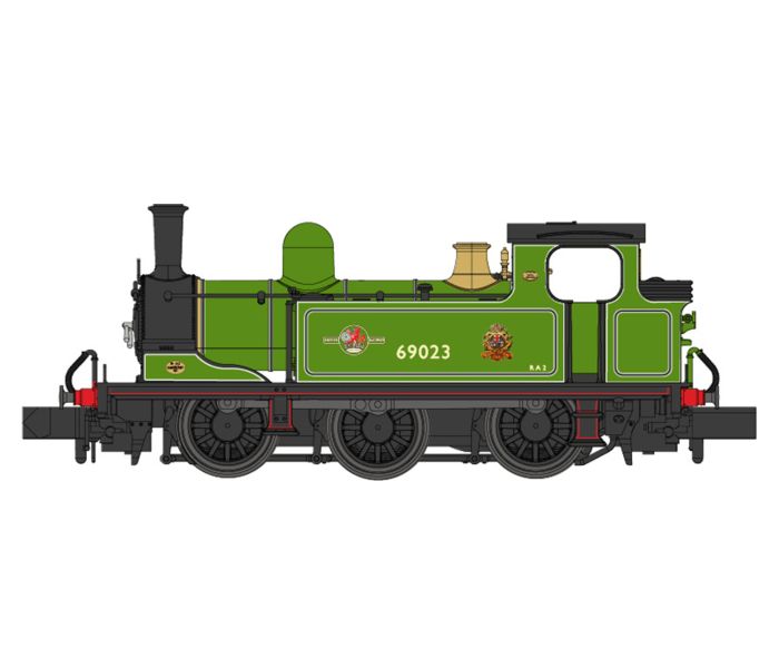 J72 Class 69023 Preserved NER Late Green (DCC-Fitted)