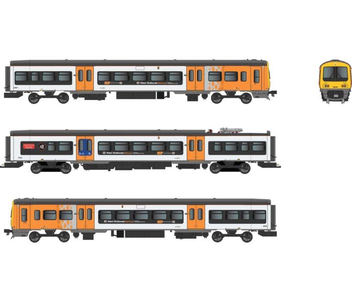Class 323 241 3 Car EMU West Midlands Trains (DCC-Sound)
