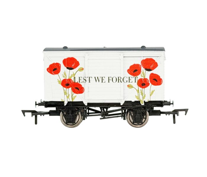 Ventilated Van We Will Lest We Forget Poppies Weathered