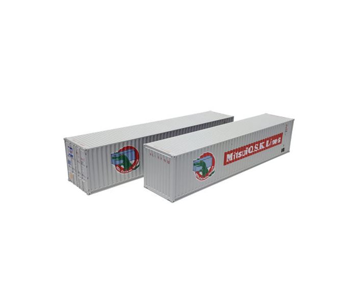 40ft Container Pack (2) Mitsui Lines Weathered