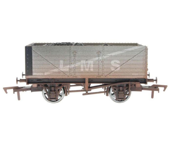 7 Plank Wagon LMS 302099 Weathered