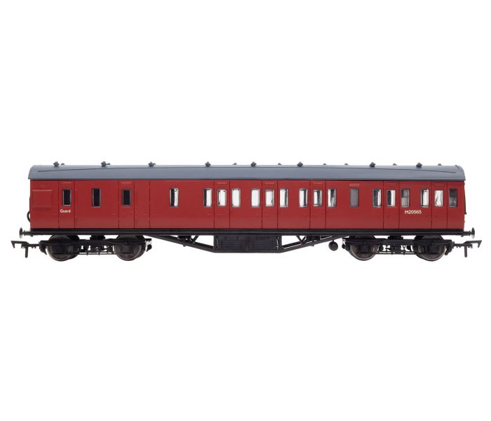 57ft Stanier Non-Corridor Brake BR Unlined Carmine M20547