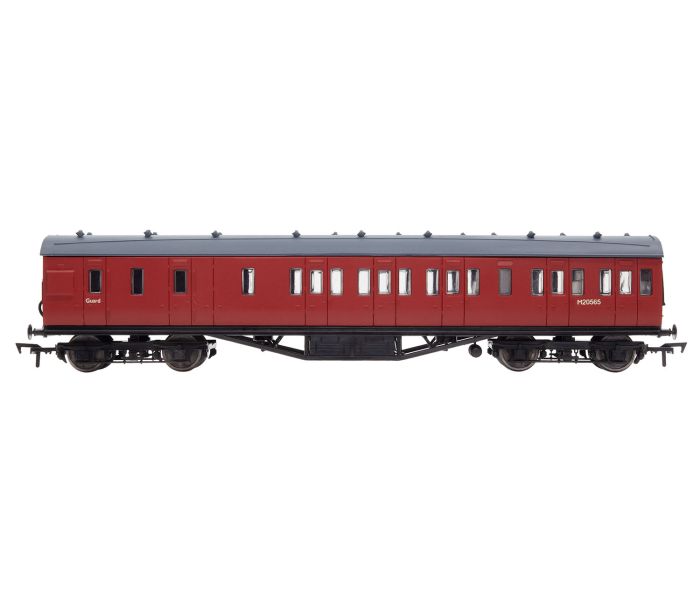 57ft Stanier Non Corridor Brake LMS Lined Maroon 25260