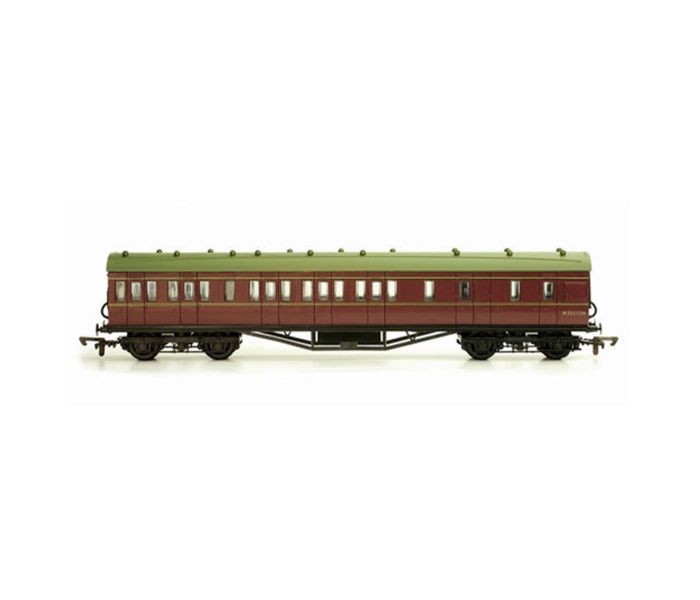 57ft Stanier Non Corridor Brake BR Lined Maroon M25250M