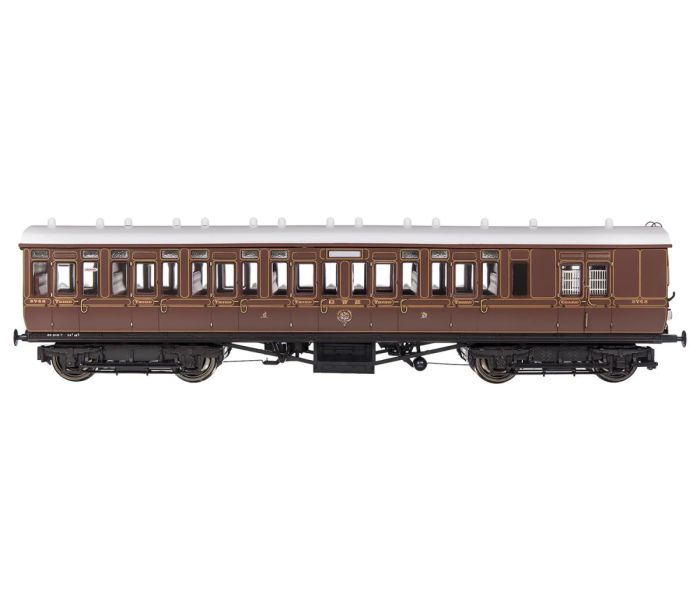 GWR Toplight Mainline City Lined Crimson 3rd Brake 3748 S1