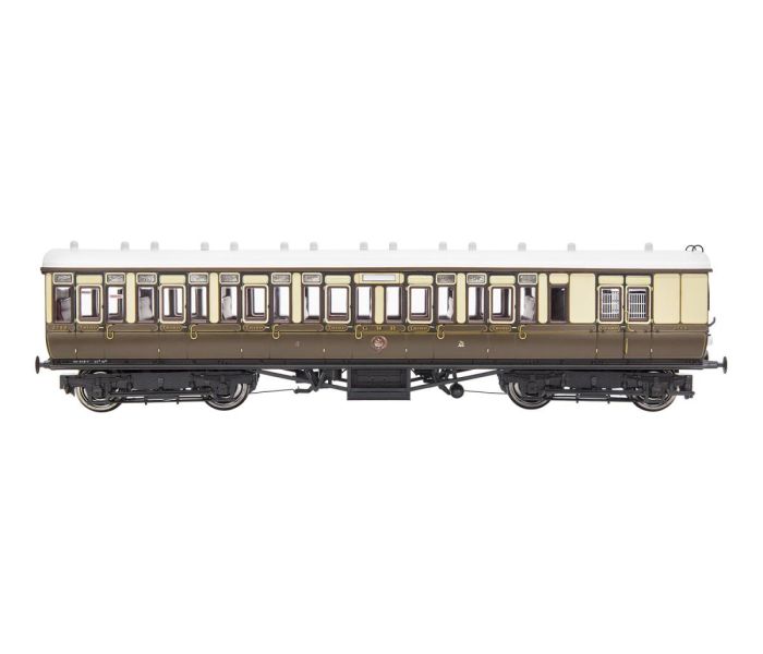 GWR Toplight Mainline City Lined Choc/Cm 3rd Brake 3750 S2