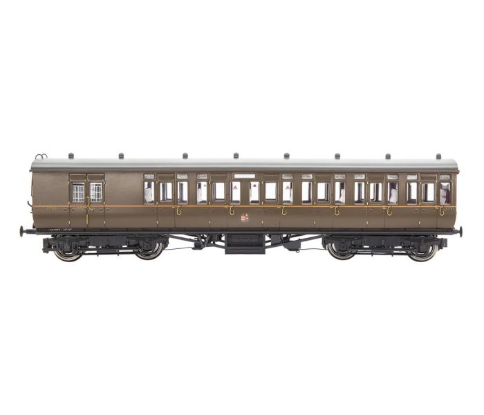 GWR Toplight Mainline City GWR All Brown 3rd Brake 3755 S5