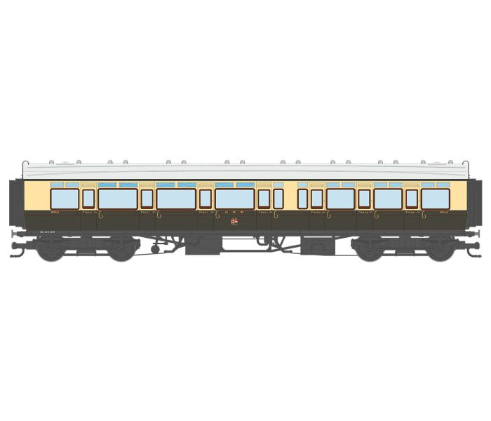 Corridor Toplight 1930 GWR Chc/Crm TC Comp LH 6944