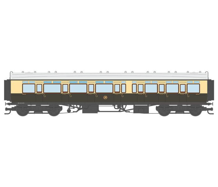 Corridor Toplight 1935 GWR Chc/Crm Rndl Comp LH 6942