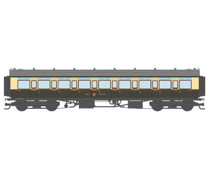 Corridor Toplight 1947 Great Western All 3rd 3892