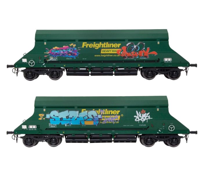 HIA Hopper Freightliner Heavy Haul Green 369008 Graffiti