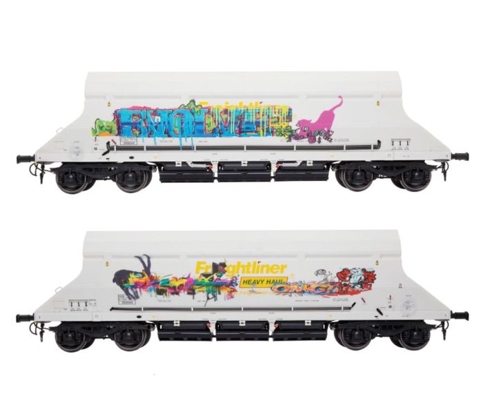 HIA Hopper Freightliner Heavy Haul White 369044 Graffiti